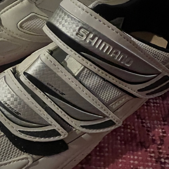 Shimano White Cycling Shoes Sz 6.5 - Picture 3 of 5